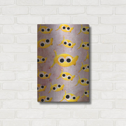 Luxe Metal Art 'Goin' Bananas' by Elo Marc, Metal Wall Art,16x24