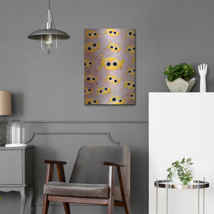 Luxe Metal Art 'Goin' Bananas' by Elo Marc, Metal Wall Art,16x24