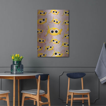 Luxe Metal Art 'Goin' Bananas' by Elo Marc, Metal Wall Art,24x36