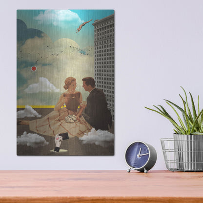 Luxe Metal Art 'All Eyes On Me' by Elo Marc, Metal Wall Art,12x16