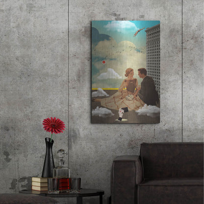 Luxe Metal Art 'All Eyes On Me' by Elo Marc, Metal Wall Art,24x36