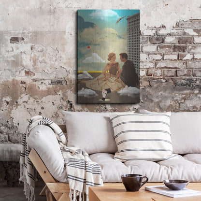 Luxe Metal Art 'All Eyes On Me' by Elo Marc, Metal Wall Art,24x36