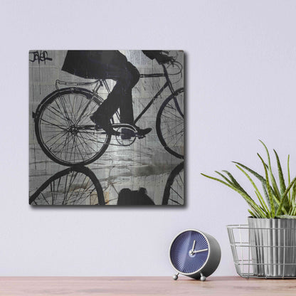 Luxe Metal Art 'Ride' by Loui Jover, Metal Wall Art,12x12