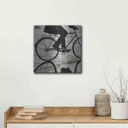 Luxe Metal Art 'Ride' by Loui Jover, Metal Wall Art,12x12