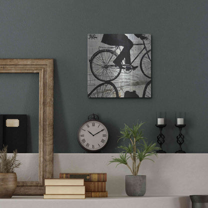 Luxe Metal Art 'Ride' by Loui Jover, Metal Wall Art,12x12