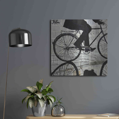 Luxe Metal Art 'Ride' by Loui Jover, Metal Wall Art,24x24