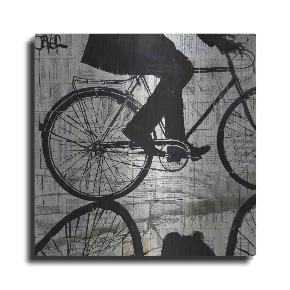 Luxe Metal Art 'Ride' by Loui Jover, Metal Wall Art