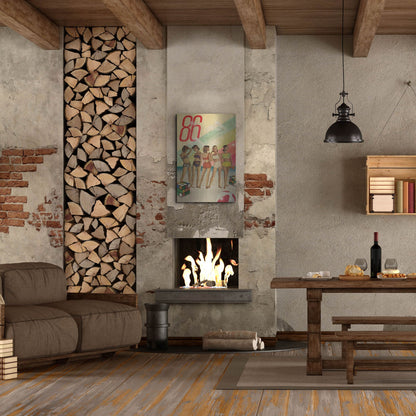 Luxe Metal Art 'Beach Days Are Over' by Elo Marc, Metal Wall Art,24x36