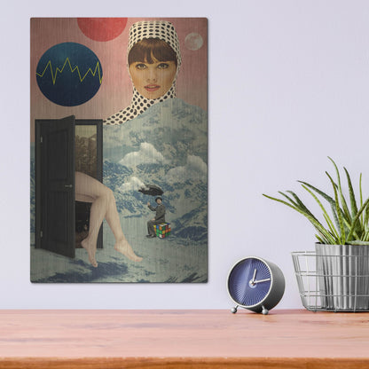 Luxe Metal Art 'Beyond The Unknown' by Elo Marc, Metal Wall Art,12x16