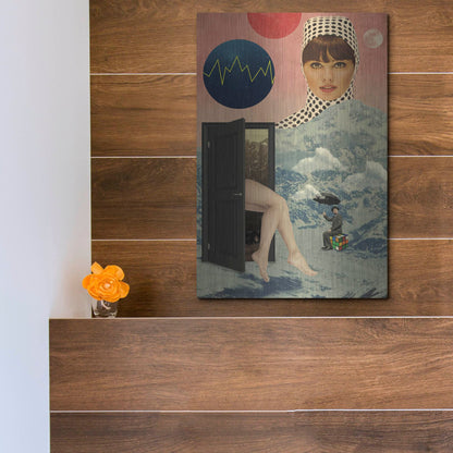 Luxe Metal Art 'Beyond The Unknown' by Elo Marc, Metal Wall Art,12x16