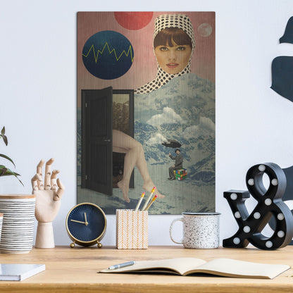 Luxe Metal Art 'Beyond The Unknown' by Elo Marc, Metal Wall Art,12x16