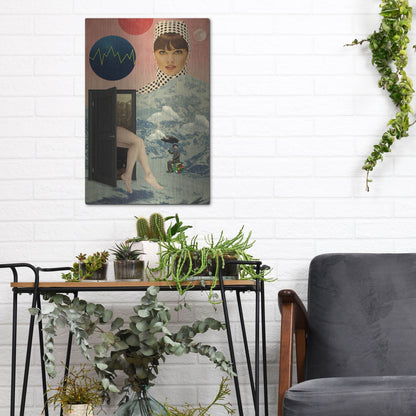 Luxe Metal Art 'Beyond The Unknown' by Elo Marc, Metal Wall Art,12x16