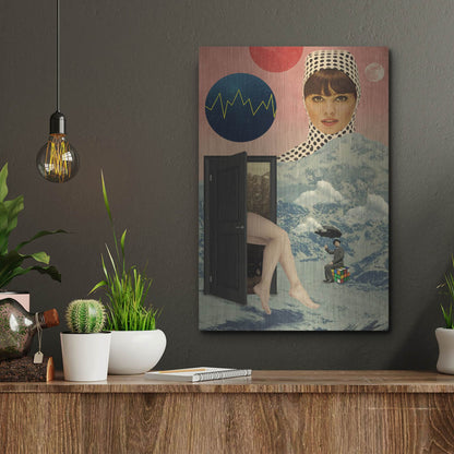 Luxe Metal Art 'Beyond The Unknown' by Elo Marc, Metal Wall Art,12x16