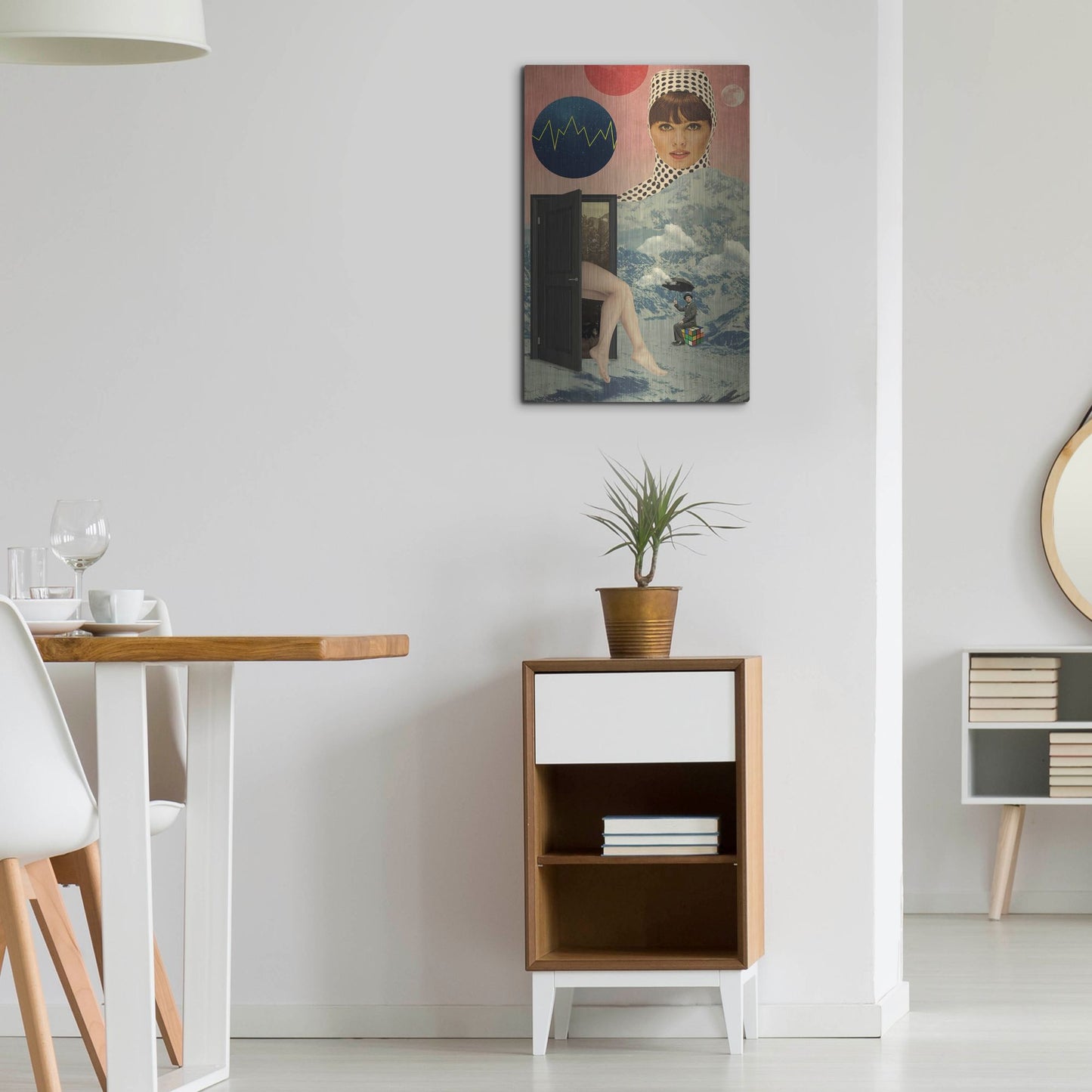 Luxe Metal Art 'Beyond The Unknown' by Elo Marc, Metal Wall Art,16x24