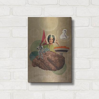 Luxe Metal Art 'Origin' by Elo Marc, Metal Wall Art,12x16