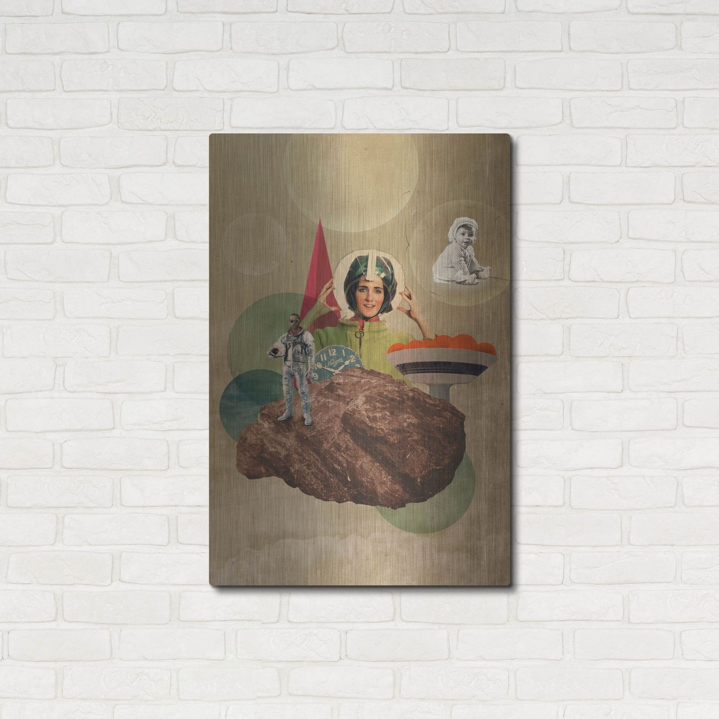 Luxe Metal Art 'Origin' by Elo Marc, Metal Wall Art,24x36
