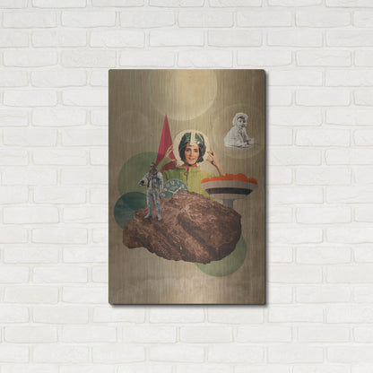 Luxe Metal Art 'Origin' by Elo Marc, Metal Wall Art,24x36