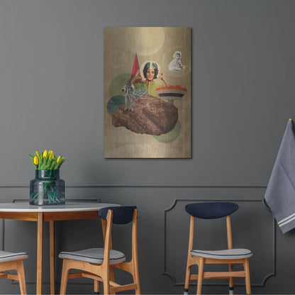 Luxe Metal Art 'Origin' by Elo Marc, Metal Wall Art,24x36