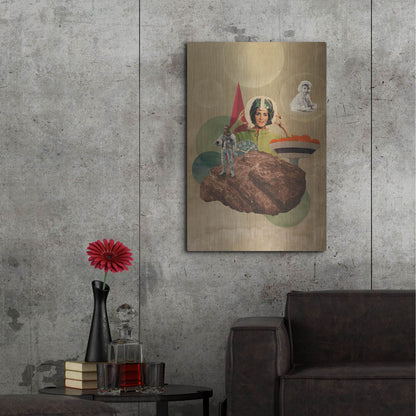 Luxe Metal Art 'Origin' by Elo Marc, Metal Wall Art,24x36