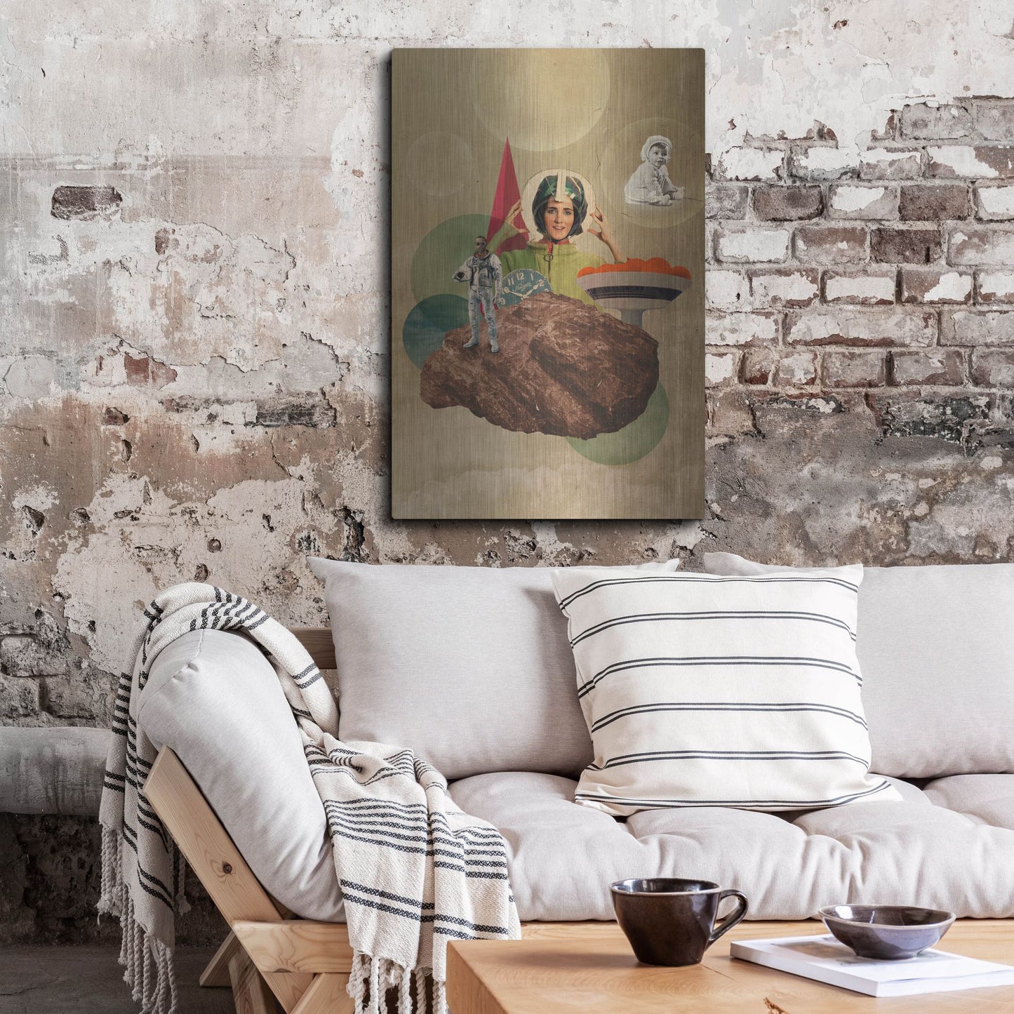 Luxe Metal Art 'Origin' by Elo Marc, Metal Wall Art,24x36