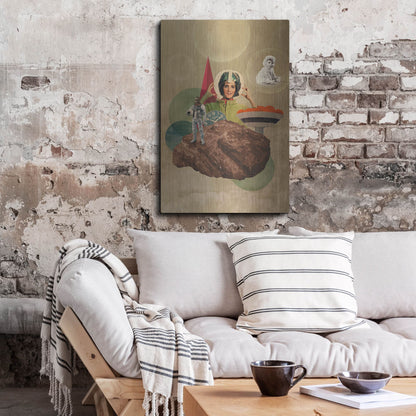 Luxe Metal Art 'Origin' by Elo Marc, Metal Wall Art,24x36