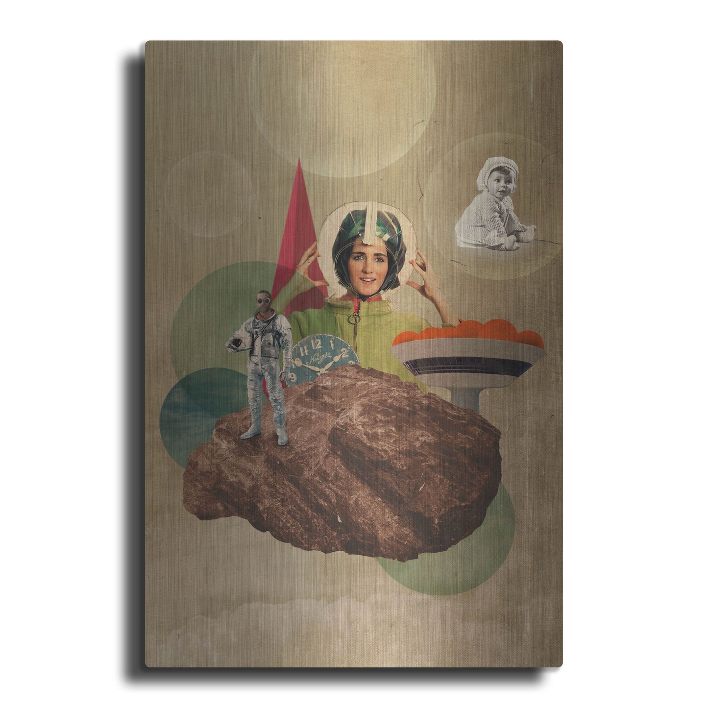 Luxe Metal Art 'Origin' by Elo Marc, Metal Wall Art