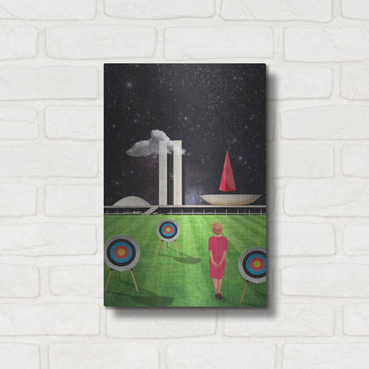 Luxe Metal Art 'Planalto Central' by Elo Marc, Metal Wall Art,12x16