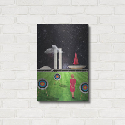 Luxe Metal Art 'Planalto Central' by Elo Marc, Metal Wall Art,16x24