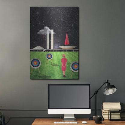 Luxe Metal Art 'Planalto Central' by Elo Marc, Metal Wall Art,24x36