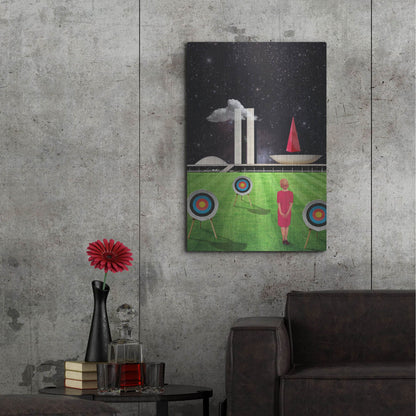 Luxe Metal Art 'Planalto Central' by Elo Marc, Metal Wall Art,24x36