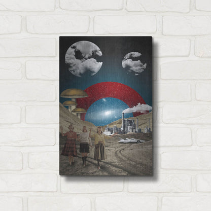 Luxe Metal Art 'Uncertain Future' by Elo Marc, Metal Wall Art,12x16