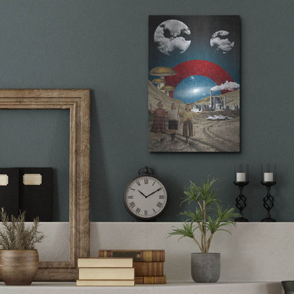 Luxe Metal Art 'Uncertain Future' by Elo Marc, Metal Wall Art,12x16