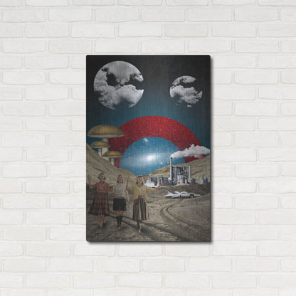 Luxe Metal Art 'Uncertain Future' by Elo Marc, Metal Wall Art,24x36