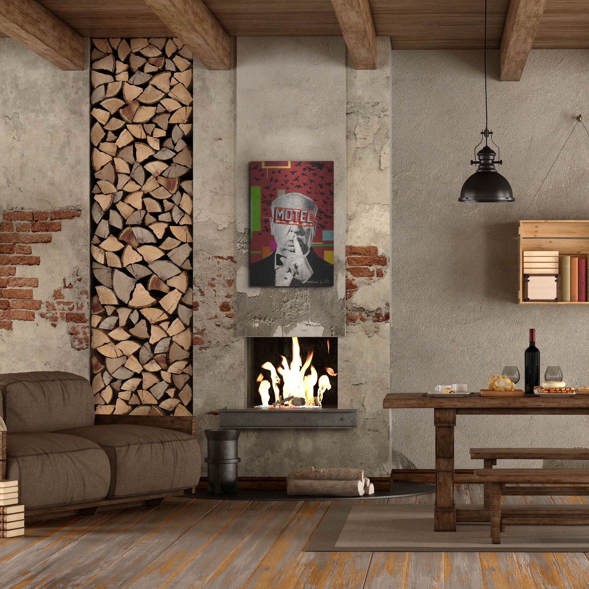 Luxe Metal Art 'Alfred' by Elo Marc, Metal Wall Art,24x36