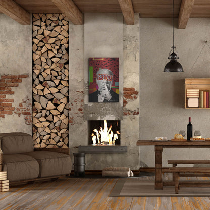 Luxe Metal Art 'Alfred' by Elo Marc, Metal Wall Art,24x36