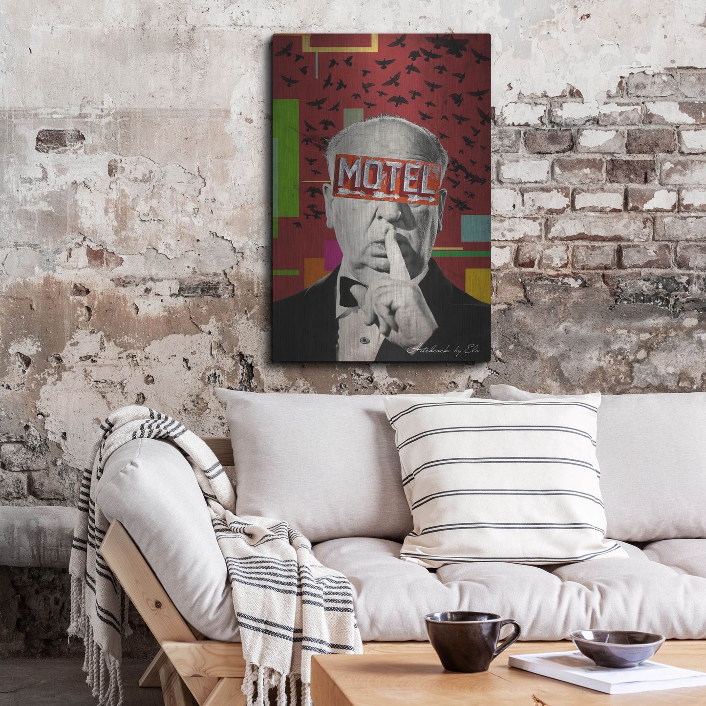 Luxe Metal Art 'Alfred' by Elo Marc, Metal Wall Art,24x36