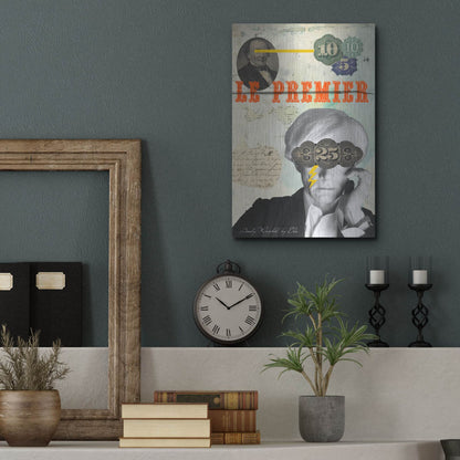 Luxe Metal Art 'Andy' by Elo Marc, Metal Wall Art,12x16