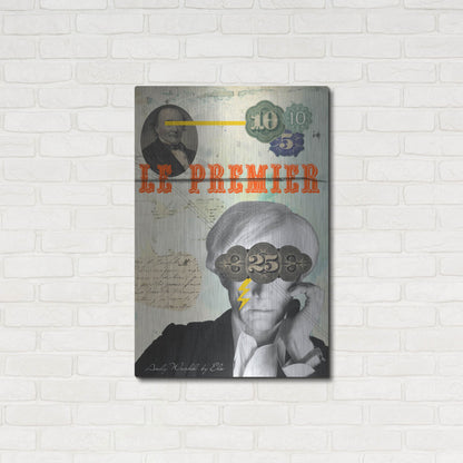 Luxe Metal Art 'Andy' by Elo Marc, Metal Wall Art,24x36