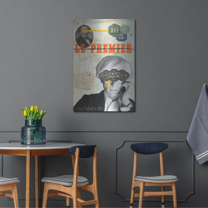 Luxe Metal Art 'Andy' by Elo Marc, Metal Wall Art,24x36