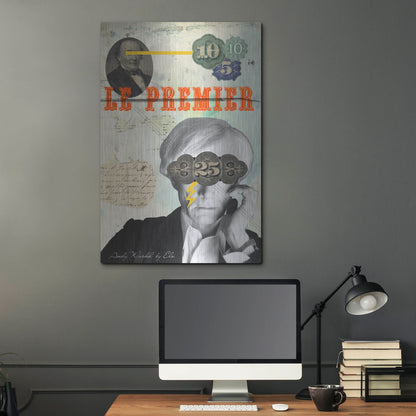 Luxe Metal Art 'Andy' by Elo Marc, Metal Wall Art,24x36