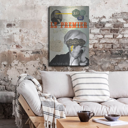 Luxe Metal Art 'Andy' by Elo Marc, Metal Wall Art,24x36