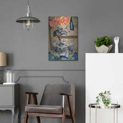 Luxe Metal Art 'Carmen' by Elo Marc, Metal Wall Art,16x24