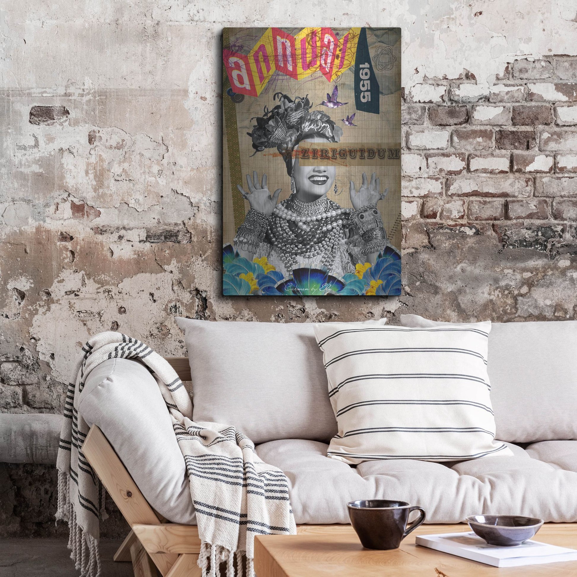 Luxe Metal Art 'Carmen' by Elo Marc, Metal Wall Art,24x36