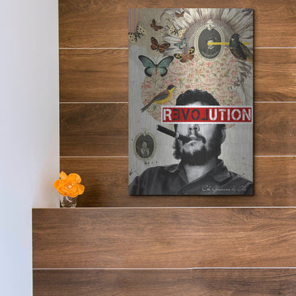 Luxe Metal Art 'Che' by Elo Marc, Metal Wall Art,12x16