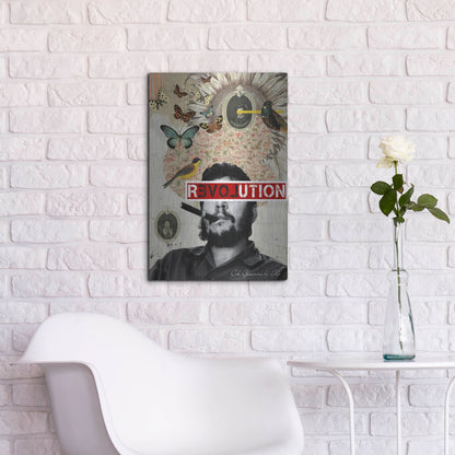 Luxe Metal Art 'Che' by Elo Marc, Metal Wall Art,16x24