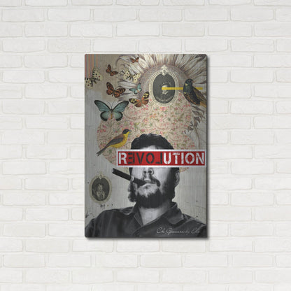 Luxe Metal Art 'Che' by Elo Marc, Metal Wall Art,24x36