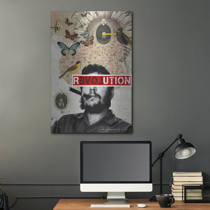 Luxe Metal Art 'Che' by Elo Marc, Metal Wall Art,24x36