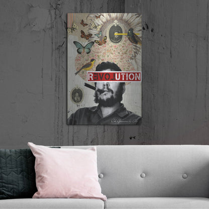 Luxe Metal Art 'Che' by Elo Marc, Metal Wall Art,24x36