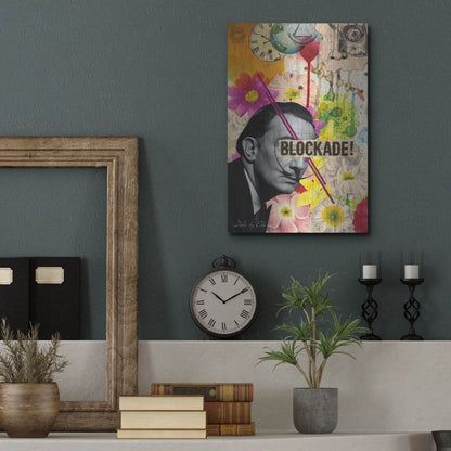 Luxe Metal Art 'Dali' by Elo Marc, Metal Wall Art,12x16