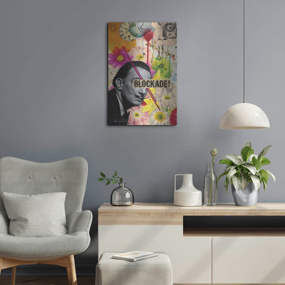 Luxe Metal Art 'Dali' by Elo Marc, Metal Wall Art,16x24